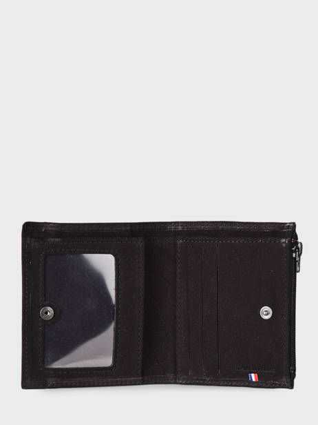 Portemonnee Etincelle Nubuck Leder Etrier Zwart etincelle nubuck EETN810 ander zicht 1